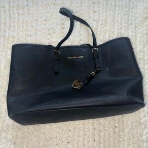 Michael Kors Black Jet Set Tote Bag